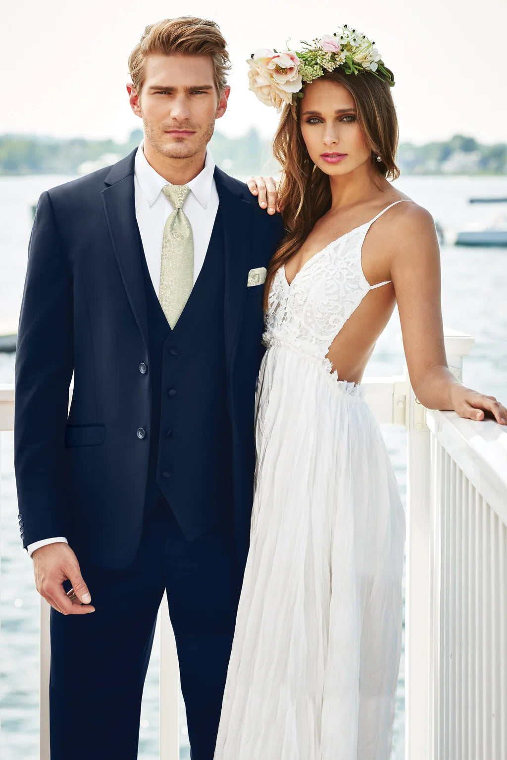Navy Sterling Wedding Suit-Style 372